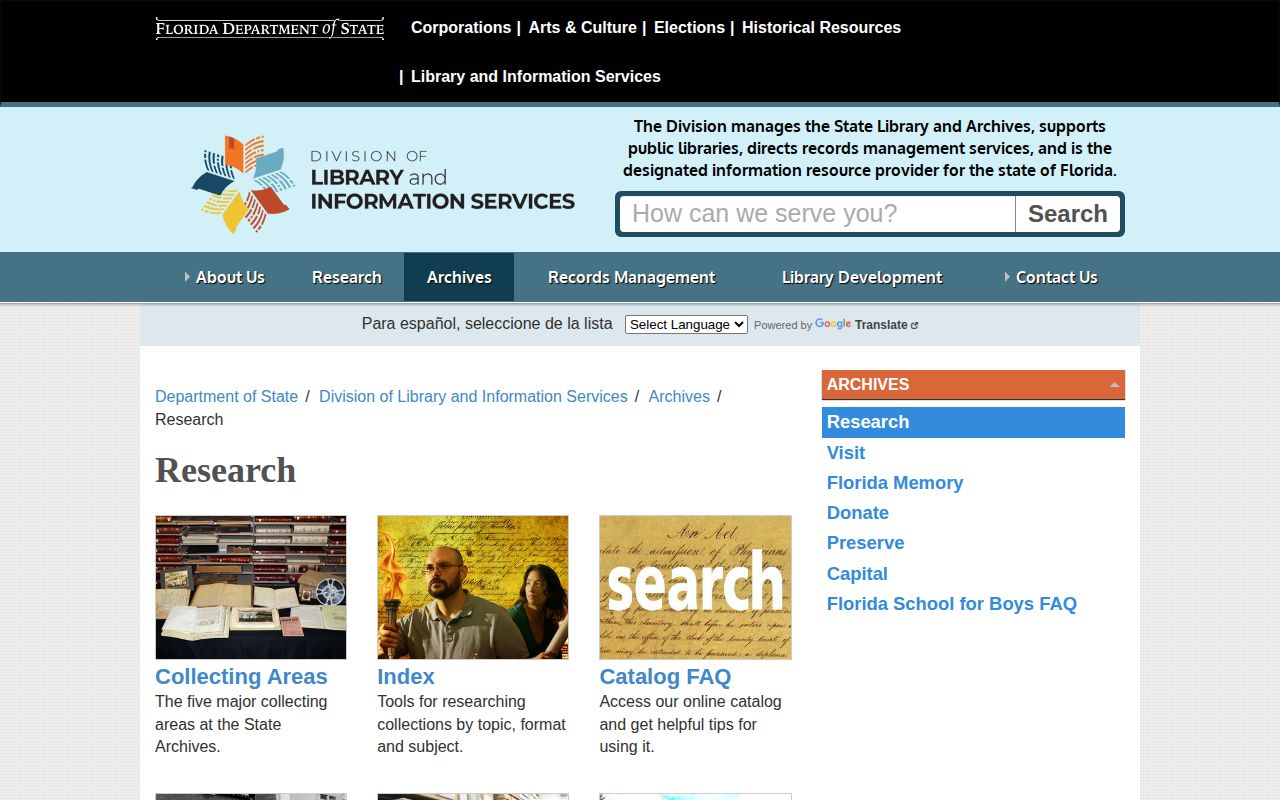 State Archives research route for old Gulf County booking records
